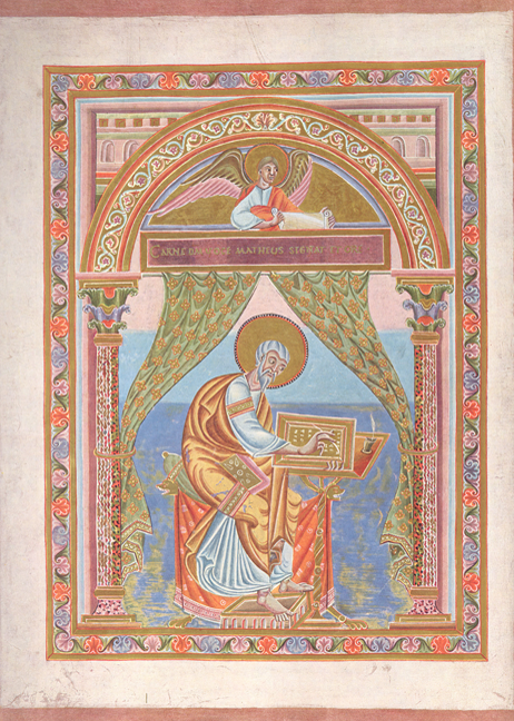 Der Evangelist MatthäusCodex aureus Epternacensis, Folio 20 verso