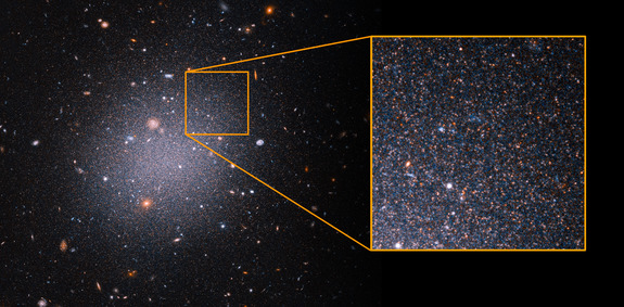 Hubble NGC 1052-DF2 (pullout)