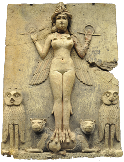 Lilith [Burney-Relief (Queen of the Night relief)],Babylon, 19.-18. Jhd. v. Chr., British Museum, London