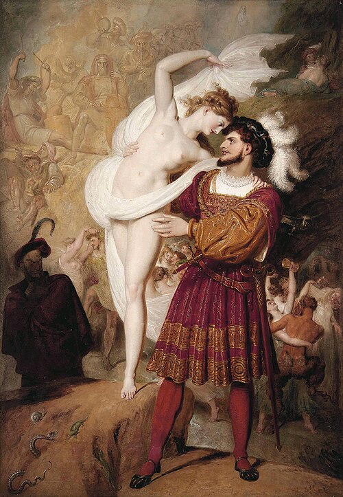 Faust and Lilith Richard Westall &Ouml;l auf Leinwand 1831